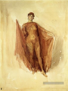 Danseuse James Abbott McNeill Whistler Peinture à l'huile